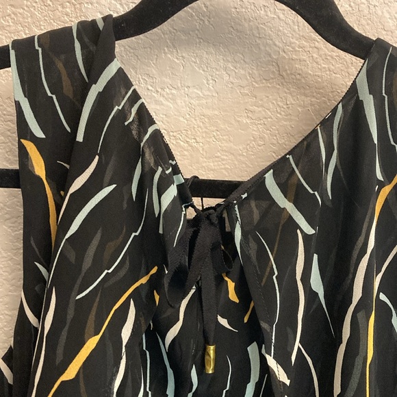 DonnaKaran Sleeveless Black multi color Top - Picture 4 of 5